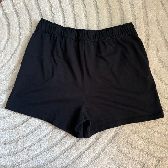 Nike Women's Black Embroidered Lounge Shorts Size XL - Picture 3 of 5